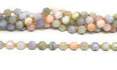 Beryl  fac.Energy bar cut 10mm str 32 beads-beads incl pearls-Beadthemup