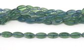 Blue Flourite pol.Olive 10x20mm str 20 beads-beads incl pearls-Beadthemup