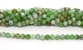 Chrysophase pol.Round 8mm str 47 beads-beads incl pearls-Beadthemup