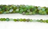 Chrysophase pol.nugget 8x12mm str 42 beads-beads incl pearls-Beadthemup