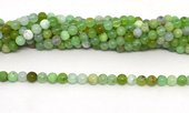 Chrysophase pol.Round 6mm str 65 beads-beads incl pearls-Beadthemup