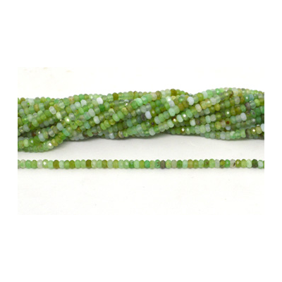 Chrysophase Fac.Rondel 4x2mm str 143 beads