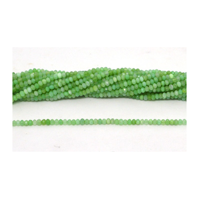 Chrysophase Fac.Rondel 3x2mm str 165 beads