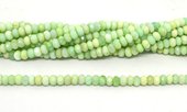 Chrysophase Fac.Rondel 7.5x5mm str 82 beads-beads incl pearls-Beadthemup