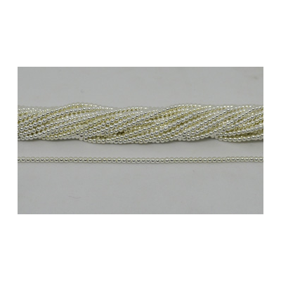 Hematite Silver plate Round 2mm 200 beads