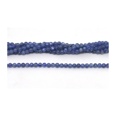 Kyanite pol.round 4mm str 98 beads