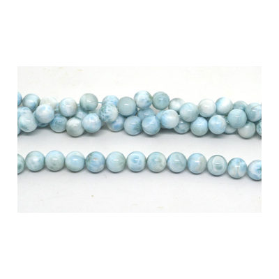 Larimar AA Pol.Round 12mm Str 33 beads