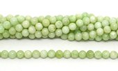 Green Moonstone Pol.Round 6mm str 65 beads-beads incl pearls-Beadthemup