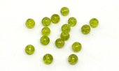 Peridot Pol.Round 7mm EACH BEAD-beads incl pearls-Beadthemup