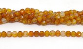 Carnelian Fac.Cube 8mm Str 52 beads-beads incl pearls-Beadthemup