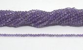 Amethyst pol.round 4mm str 86 beads (HAND CUT/DRILL)-beads incl pearls-Beadthemup