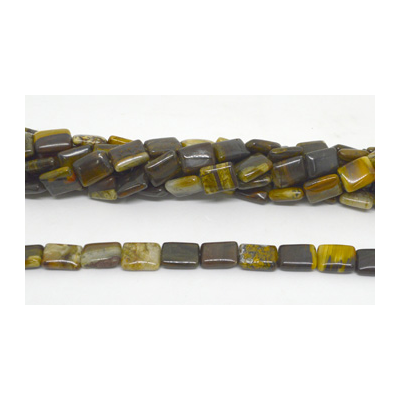 Landscape Jasper Pol.Flat Rectangle 12x16mm str 25 beads