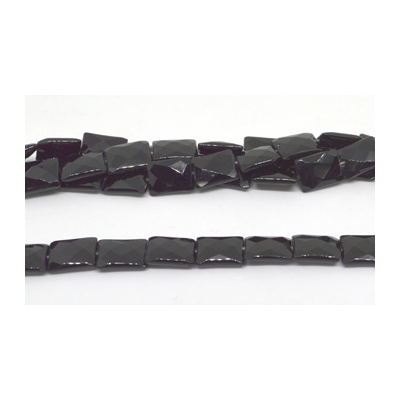 Onyx Fac.Rectangle 12x16mm str 25 beads