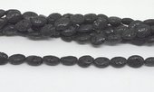 Lava flat oval 10x14mm str 27 beads-beads incl pearls-Beadthemup