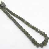 Black dot Rutile Quartz Fac.Rondel 6-10x6mm str 59 beads-beads incl pearls-Beadthemup