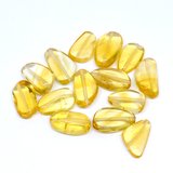 Citrine Pol.Nugget app 11x18mm EACH BEAD-beads incl pearls-Beadthemup