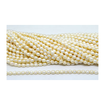 Fresh Water Pearl Rice 5x6-7mm str 49 beads