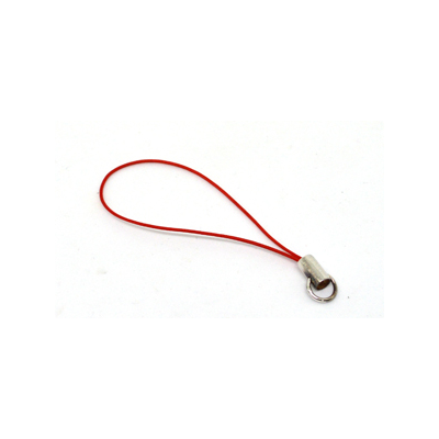 Sterling Silver Phone Assessory Red