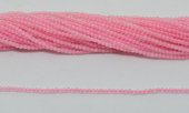 Rose Quartz pol.Round 2mm strand app 250 beads-beads incl pearls-Beadthemup