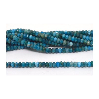 Apatite madagascar Fac.Rondel 8x5mm str 87 beads