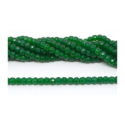 Green Onyx Fac.Rondel 8x6mm str 64 beads
