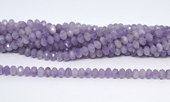 Amethyst Lavender Faceted Rondel 8x4mm str 70 beads-beads incl pearls-Beadthemup