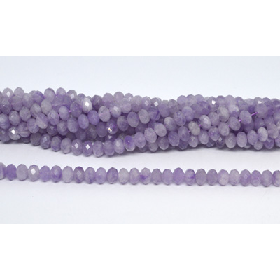 Amethyst Lavender Faceted Rondel 8x4mm str 70 beads