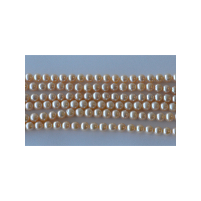 Fresh Water Pearl pink Round 7-7.5mm strand 58  beads