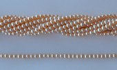 Fresh Water Pearl potato pink 5.5x5mm strand 89 beads-beads incl pearls-Beadthemup