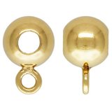 14k Gold filled 4mm Bead with closed Ring 2 PACK-findings-Beadthemup