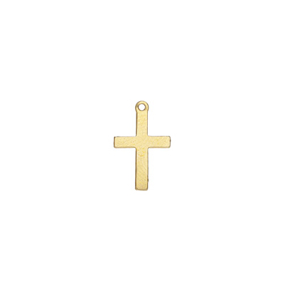 14k Gold filled Pendant Cross 10x16mm 2 pack