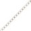 Sterling Silver Chain Cable 0.32x1.63x2.18mm PER 50cm