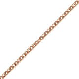 14k ROSE gold filled cable chain 1.2x1.3mm per 50cm-findings-Beadthemup