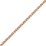 14k ROSE gold filled cable chain 1.2x1.3mm per meter