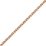 14k ROSE gold filled cable chain 1.2x1.3mm per 50cm