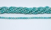 Amazonite Peruvian Polished Round 6mm strand 64 beads-beads incl pearls-Beadthemup