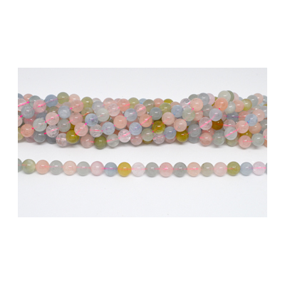 Beryl AA Polished Round 10mm strand 38 beads