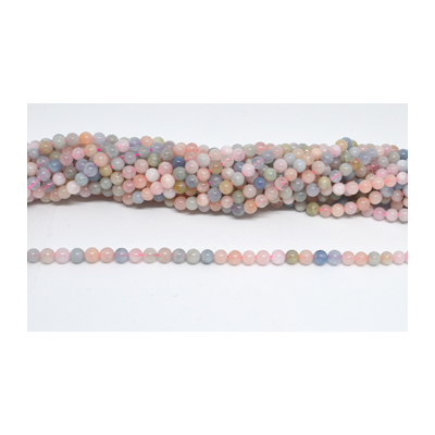 Beryl AA Polished Round 6mm strand 62 beads