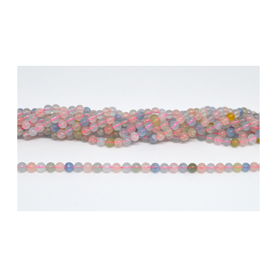Beryl A/B Polished Round 6mm strand 64 beads