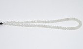 Rainbow moonstone Faceted Wheel 7x4mm Strand 80 beads-beads incl pearls-Beadthemup