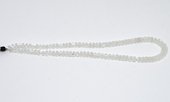 Rainbow moonstone Faceted Wheel 7x4mm Strand 80 beads-beads incl pearls-Beadthemup