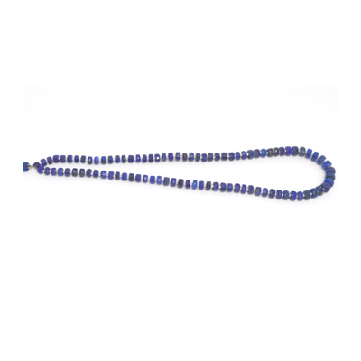 Lapis Faceted Wheel 7x4mm Strand 80 beads