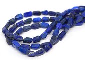 Lapis Faceted Nugget approx 9x5mm strand 42 beads-beads incl pearls-Beadthemup