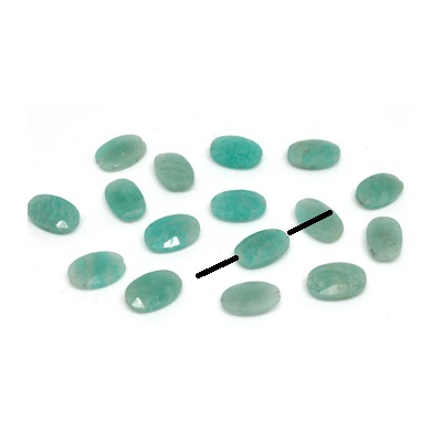 Amazonite Faceted Oval 7.5x11.5mm EACH BEAD