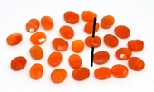 Carnelian Side drill Oval 6x8mm EACH BEAD-beads incl pearls-Beadthemup