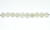 Aquamarine clear Side drill Hexagon 10x15mm EACH bead-beads incl pearls-Beadthemup