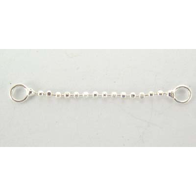 Sterling Silver Connecter 27mm chain 4 pack
