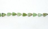 Chrysoprase Faceted Triangle 7x9mm EACH BEAD-beads incl pearls-Beadthemup