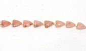 Pink Opal Faceted Triangle 7x9mm EACH BEAD-beads incl pearls-Beadthemup