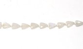 Rainbow Moonstone Faceted Triangle 7x9mm EACH BEAD-beads incl pearls-Beadthemup